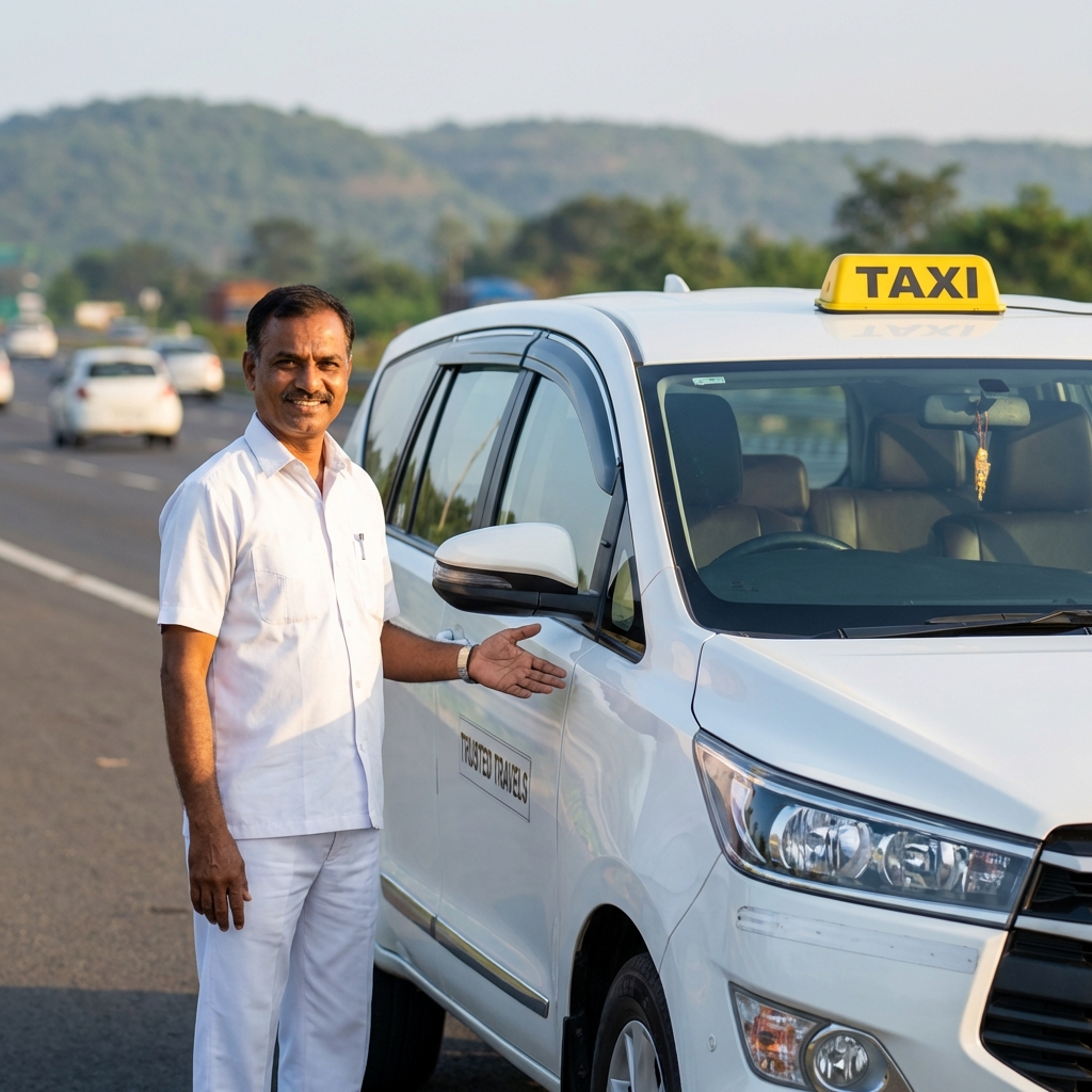 Professional Taxi Driver with Innova Crysta